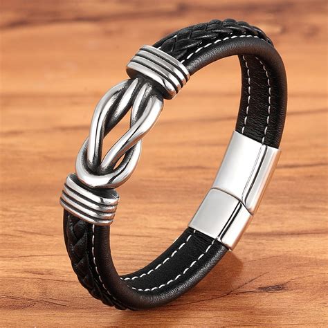 bracelet cuir homme luxe.